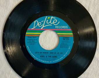 Kool & The Gang Let’s Go Dancing (Ooh, La, La, La) and Be My Lady Vintage Vinyl Record Album 45 1982