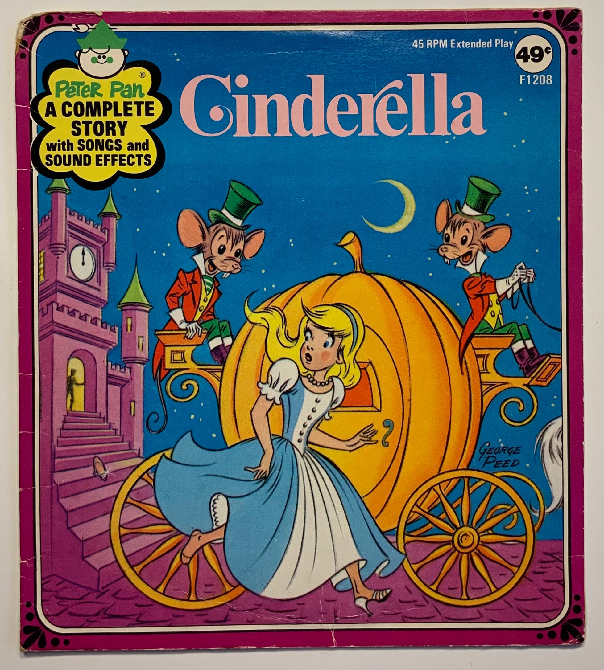 Cinderella A Complete Story With Songs and Sound Effects Peter Pan