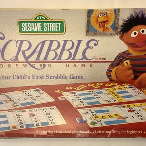 Sesame Street Scrabble Crossword Game