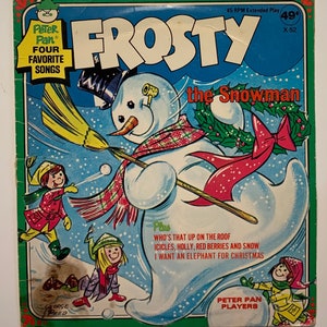 Frosty The Snowman 4 Favorite Songs Plus Who’s That Up On The Roof, Icicles, Holly, Red Berries And Snow, I Want An Elephant For Christmas