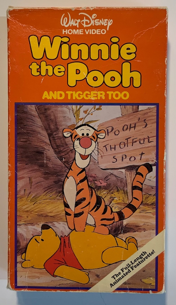 Walt Disney Home Video Winnie the Pooh and Tigger Too Poohs - Etsy Walt Disney Home Video Winnie the Pooh and Tigger Too Poohs - Etsy