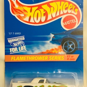 Hotwheels Flamethrower Series #1 Of 4 Cars ‘57 T-Bird and #384