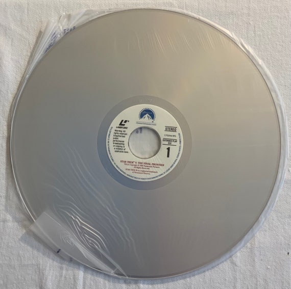 Star Trek V the Final Frontier Widescreen Edition Laser Disc