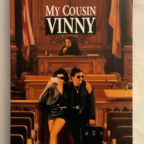 Mijn neef Vinny met in de hoofdrollen Joe Pesci, Ralph Macchio, Marisa Tomei en Fred Gwynne Vintage VHS-film