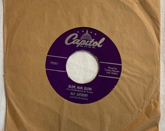 Ray Anthony und sein Orchester Gesang von Tommy Mercer Blow, Man, Blow und Bunny Hop 1953