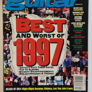 Guitar Magazine The Best And Worst Of 1997 Special Year End Edition Green Day Mighty Mighty Bosstones Madness Volume 15 No. 2 December 1997