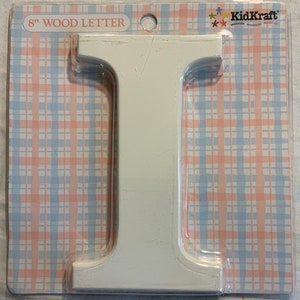 Kid Kraft 8" Carta de madera "I" en blanco