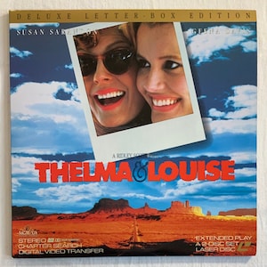Thelma And Louise Deluxe Letter-Box Edition Susan Sarandon e Geena Davis Extended Play 2 Disc Set Laser Disc 1992