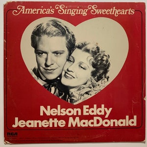 Nelson Eddy Jeanette MacDonald America’s Singing Sweethearts Vintage Vinyl Record Album MONO 1978