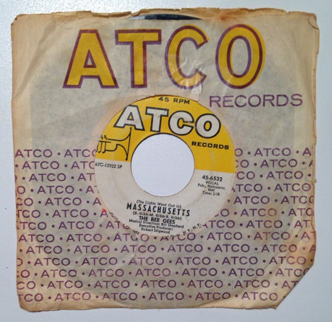 The Bee Gees the Lights Went Out in Massachusetts and Sir Etsy