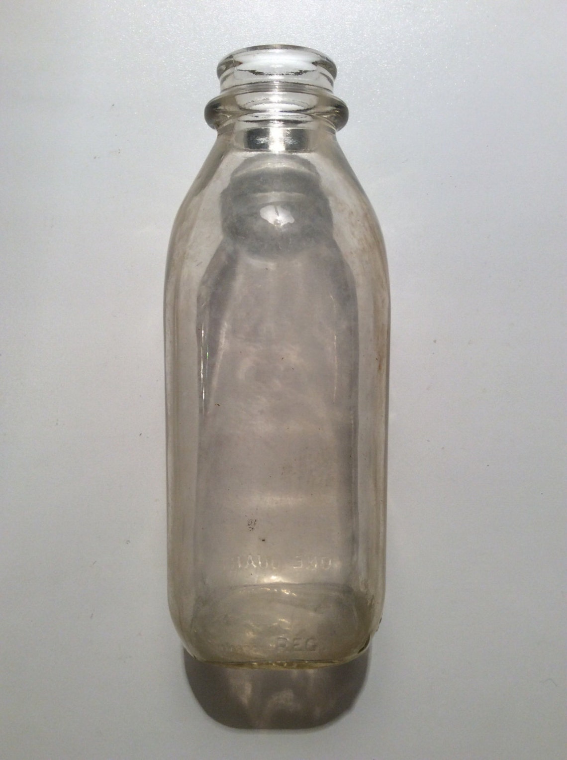 Vintage Duraglas One Quart Milk Bottle 1940's Etsy