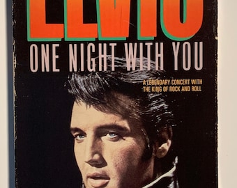 Elvis, Una noche contigo Un concierto legendario con el rey del rock and roll Vintage VHS Movie Tape Originalmente 1968 Lanzado en 1985
