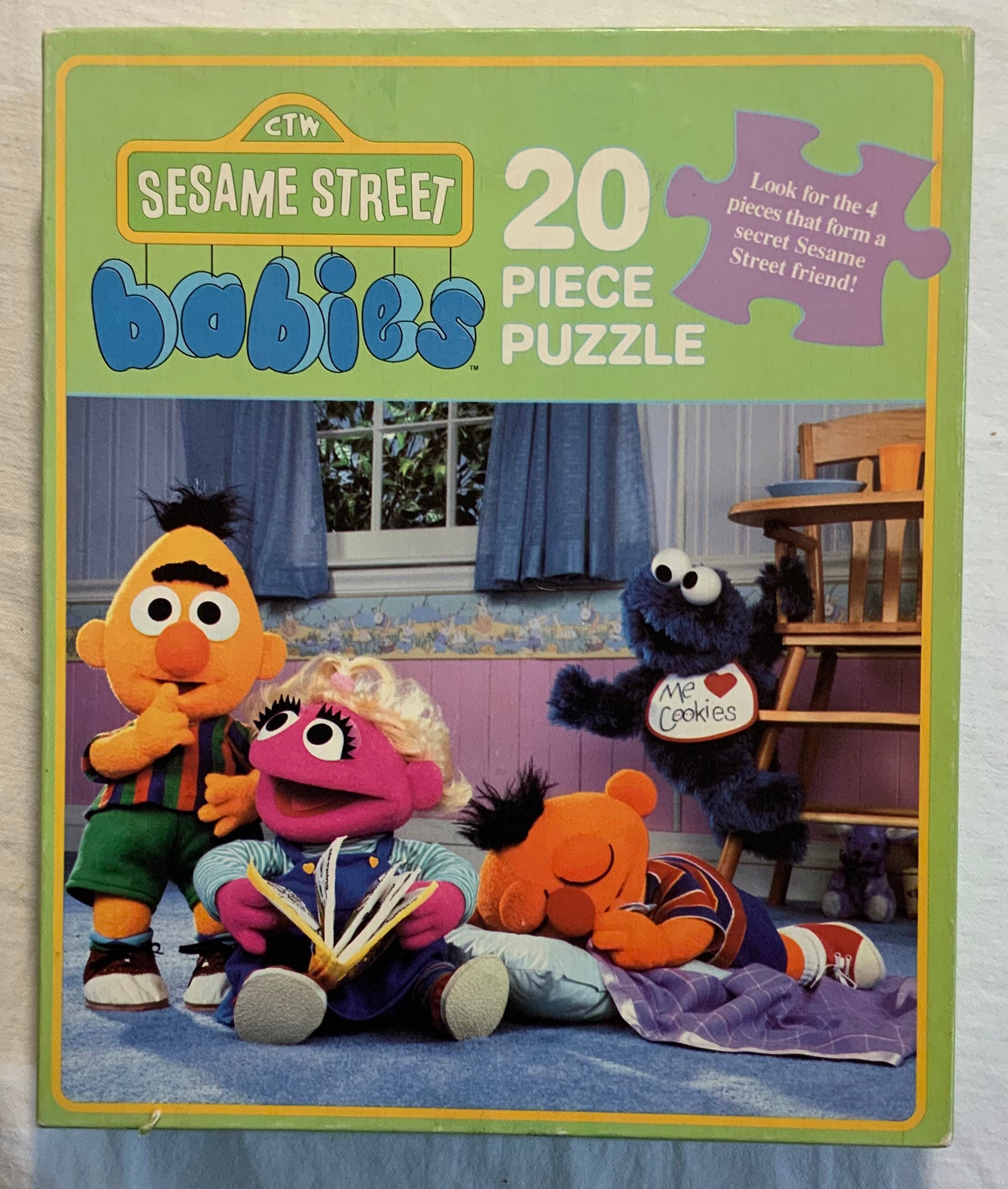 Sesame Street Babies 20 Piece Puzzle Milton Bradley 1992 - Etsy