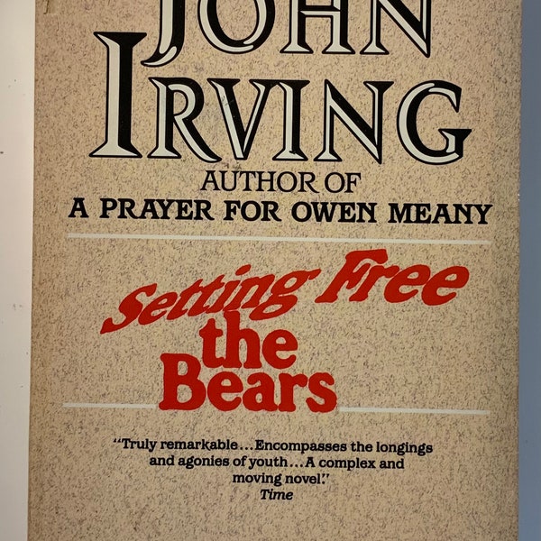 Setting Free The Bears By John Irving Vintage Paperback Book 1968