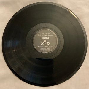 All About The Revolutionary Sparton 3-D The Booster Horn For Modern Traffic Vintage Vinyl Record Album 10” 78 RPM 1954