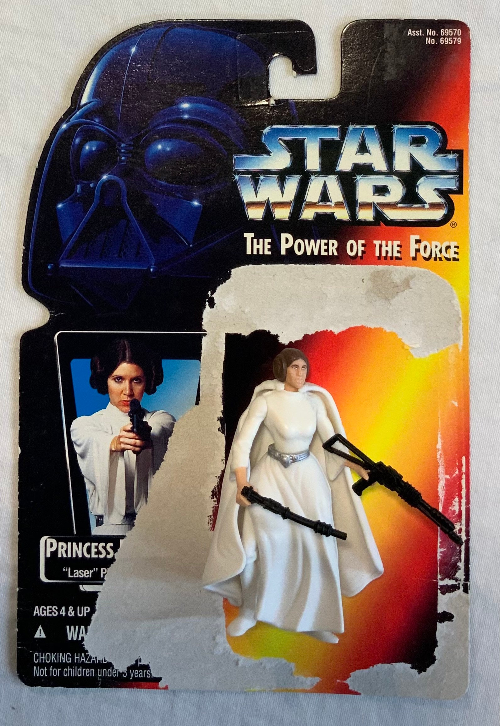 Star Wars the Power of the Force Princess Leia Organa With “laser
