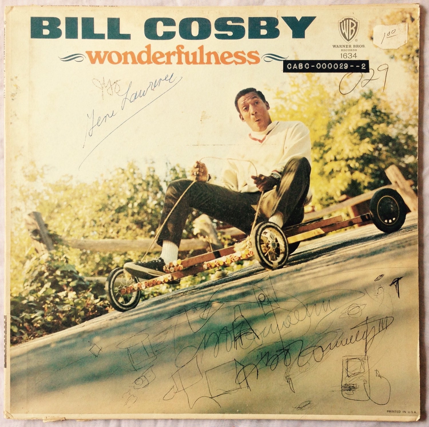 Bill Cosby Wonderfulness vintage vinyl record album 1966