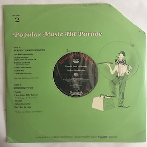 Popular Music Hit Parade Record 2 Readers Digest Vintage Vinyl Record Album 1968