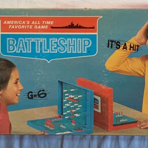 Vintage Battleship Game Milton Bradley Object Sink All Of Your Opponent’s Ships 1967