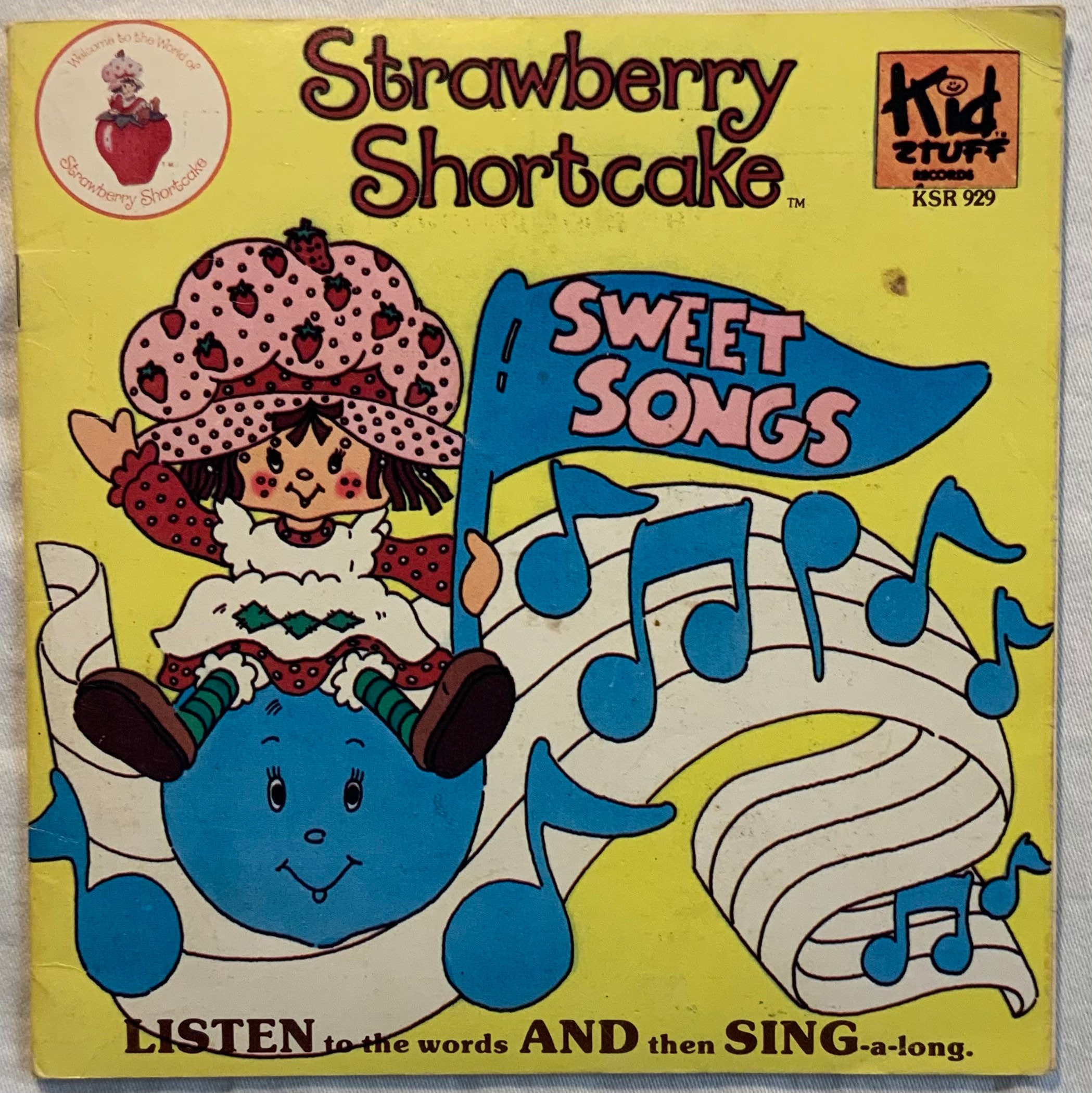 Strawberry Shortcake Sweet Songs Kid Stuff Book And Record Etsy Strawberry Shortcake Sweet Songs Kid Stuff Book And Record Etsy