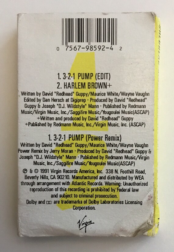 Redhead Kingpin And The FBI: 3-2-1 Pump/Harlem Brown: Cassette Single Redhead Kingpin And The FBI: 3-2-1 Pump/Harlem Brown: Cassette Single