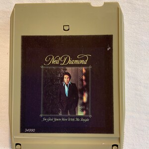 ニール・ダイアモンド I'm Glad You're Here With Me Tonight ヴィンテージ 8 トラック カートリッジ 1977