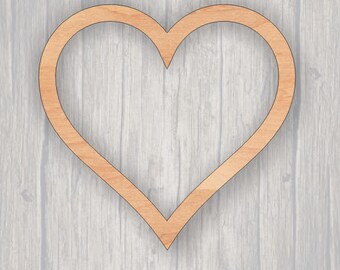 heart frame etsy
