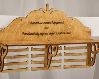 Medal Hanger Ribbon Hanger Medal display Sports medal holder Marathon Sports Gift for her Sports gift for him Display rack Display Shelf