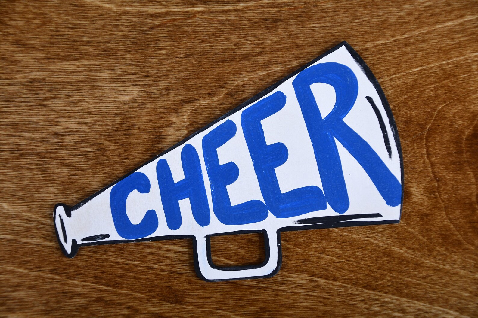 Cheer Megaphone. Wood Cutout. Laser Cutout. Wood Sign. Etsy