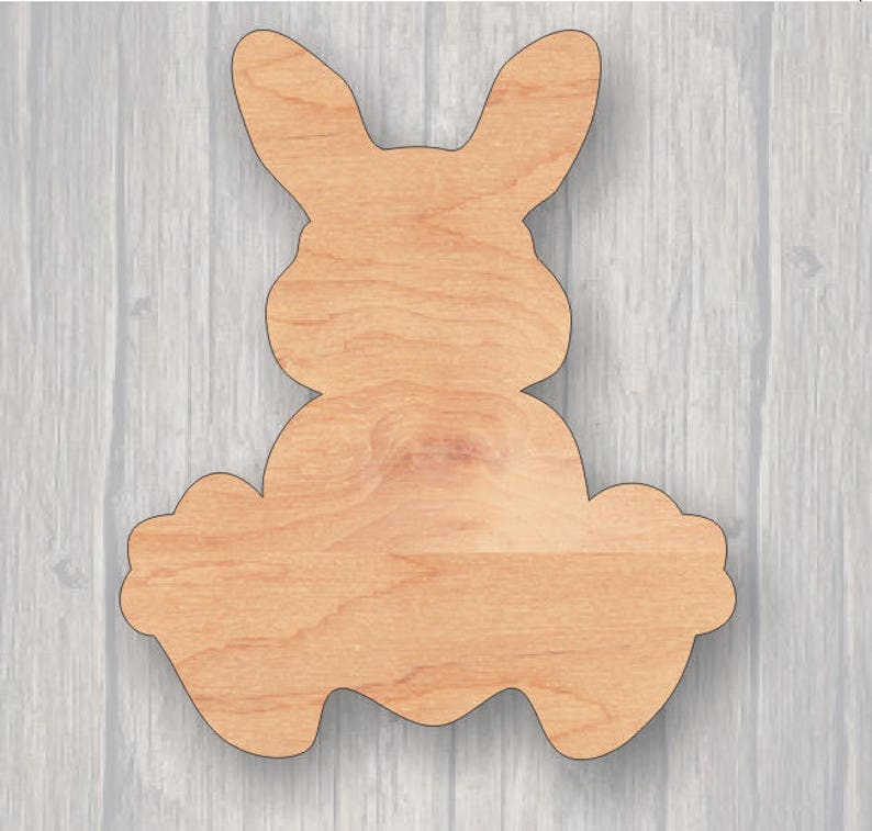 Bunny Feet. Wood Cutout. Laser Cutout. Wood Sign. Unfinished - Etsy