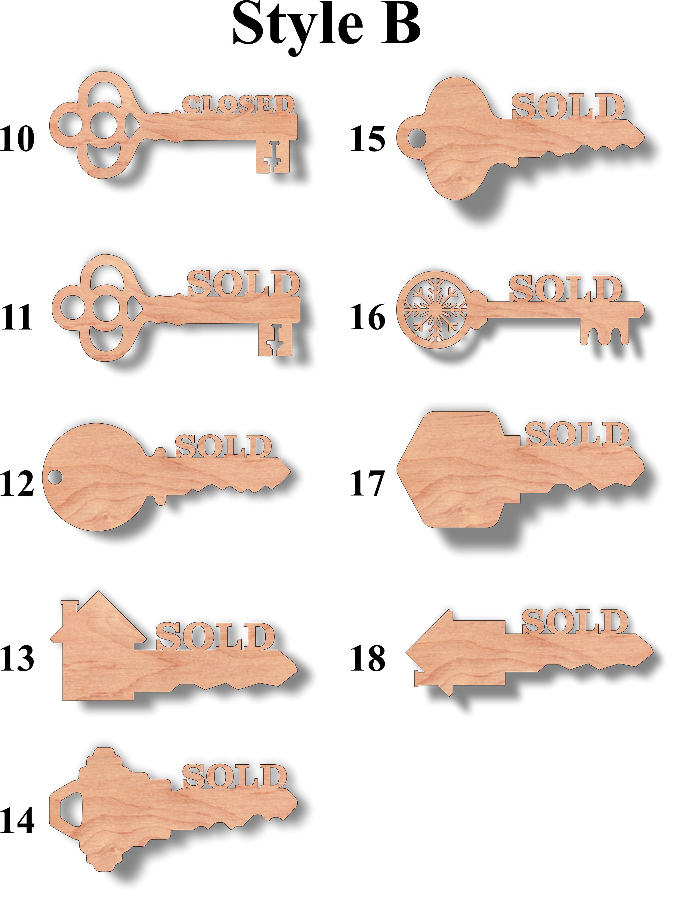 Rectagle Realtor Key Realtor Key for Real Estate Sale or Realty Closing When Selling a Home ...