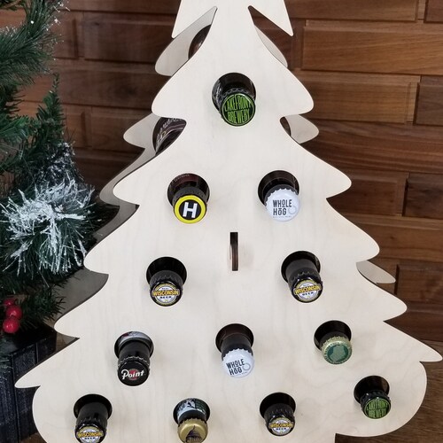 Beer Advent Calendar 24 Pack Tipsy Tree Beer Tree Table Top Etsy