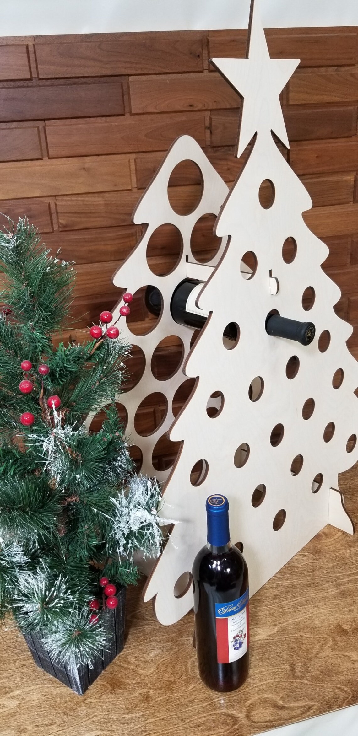 Tipsy Tree Full Size Wine Bottle Advent Calendar Etsy