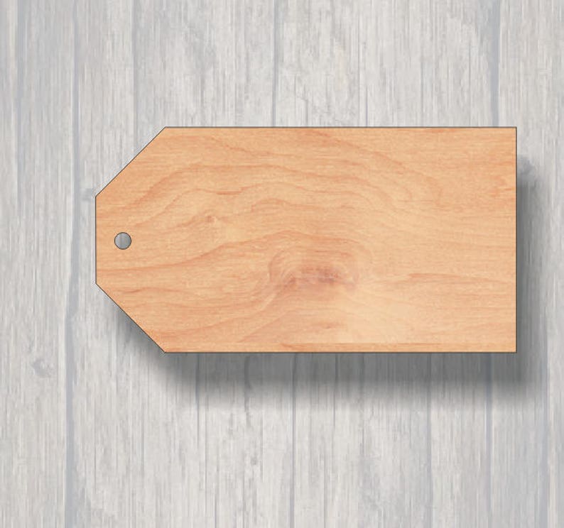 Unfinished Wood Tags & Cutouts - Custom Sizes & Quantities For DIY Crafts & Painting
