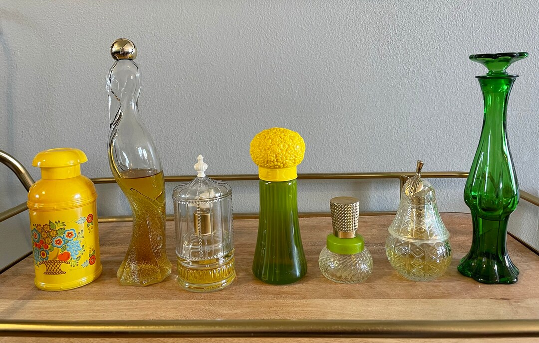 Vintage Avon Perfume Bottle Collection: 1970s-80s Glass Decanters