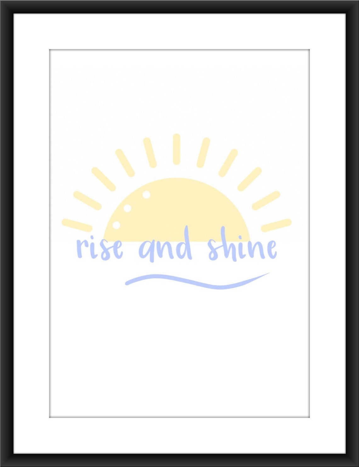 Rise and shine sunshine sun nursery girls room kids room Etsy