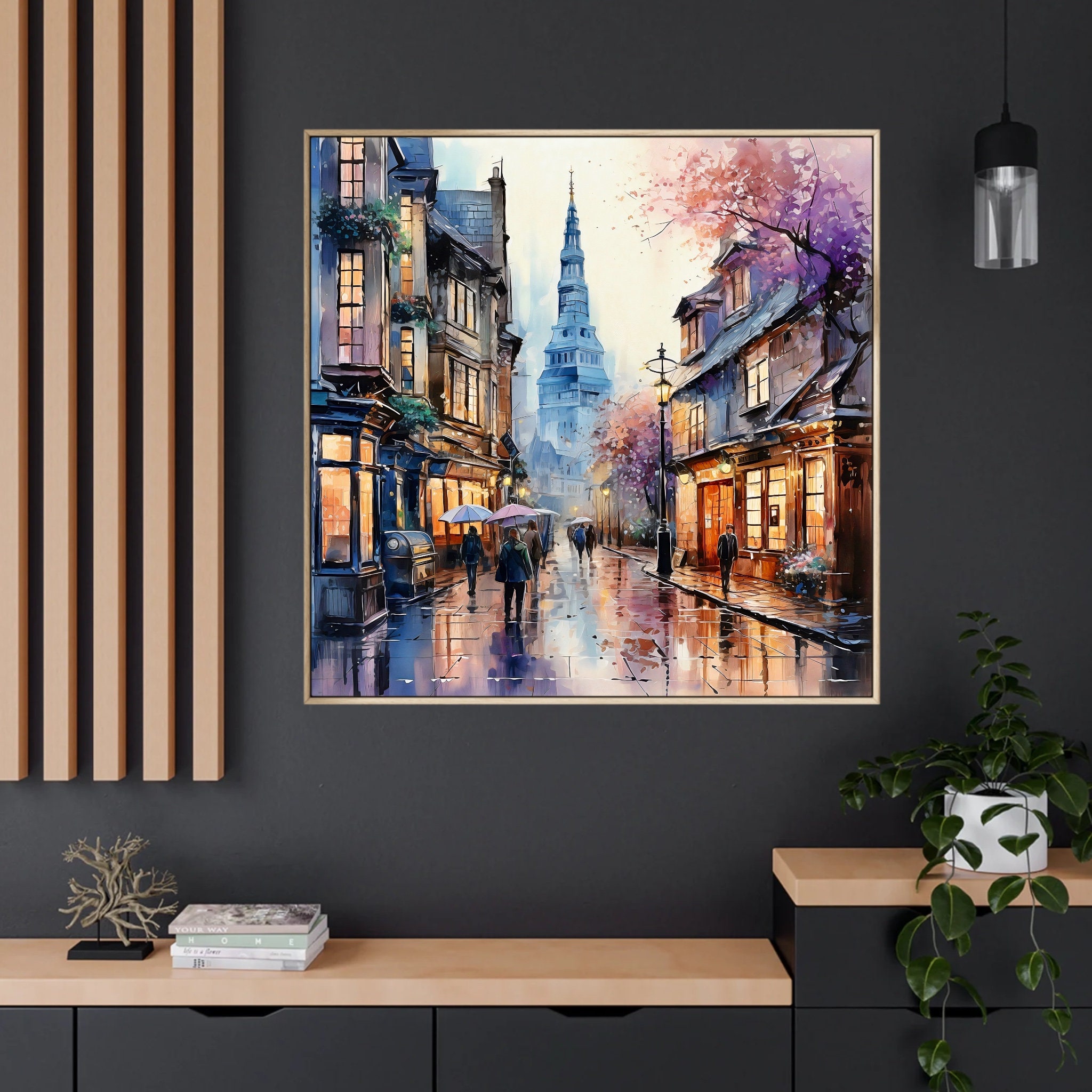 London Watercolor, London Watercolor Print, London City Print, London
