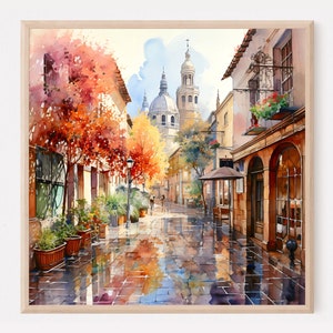 Madrid Travel Print Wall Art Madrid Wall Hanging Home Décor Madrid Gift Art Lovers Spain Art Lover Gift Madrid Wall Décor Madrid Spain Print