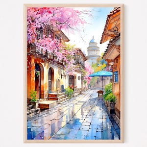 Sofia Bulgaria Art Print, Sofia Poster, Sofia Wall Art, Sofia Art Print, Sofia Watercolor Print, Home Decor Gift