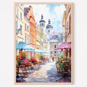 Vienna Travel Print, Vienna Travel Poster, Austria Wall Art, Austrian Travel Decor, Vienna Travel Gift, Vienna Art Print, Vintage Wall Art