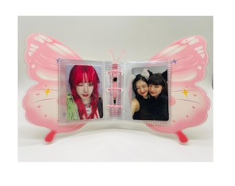 Butterfly Photocard Binder, Kpop Photocard Holder, Kpop Binder, Kpop PC Holder, Ateez, BTS, Stray Kids, Nct, Txt, Twice, Gidle, New Jeans