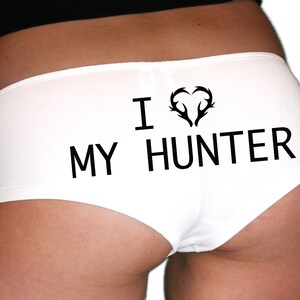 Hunting Underwear. Hunter's Gift. Hunting Gift. Husband Hunting Gift. Hunting Gift For Men. Hunter's Wife. Antlers. I Love My Hunter. image 2