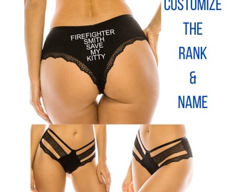 Save My Kitty Panties. Firefighter Gift. Firefighter Husband. Firefighter Wife. Husband Gift. Wife Gift. Bachelorette Gift. Firefighter