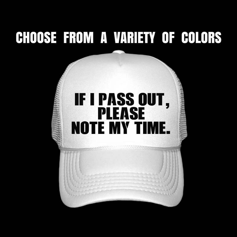 workout trucker hat