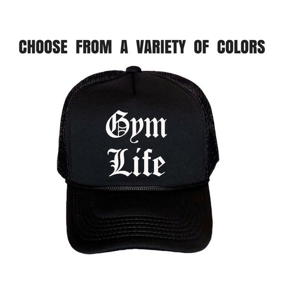 workout trucker hat