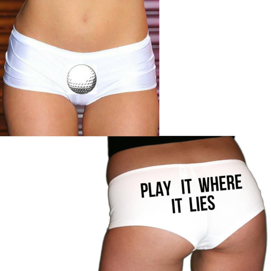 Golf Gift. Golf Underwear. Golf Panties. Golf Girlfriend. Golf Etsy