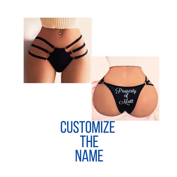 Custom Panties. Personalized Underwear. Sexy Lingerie. Husband