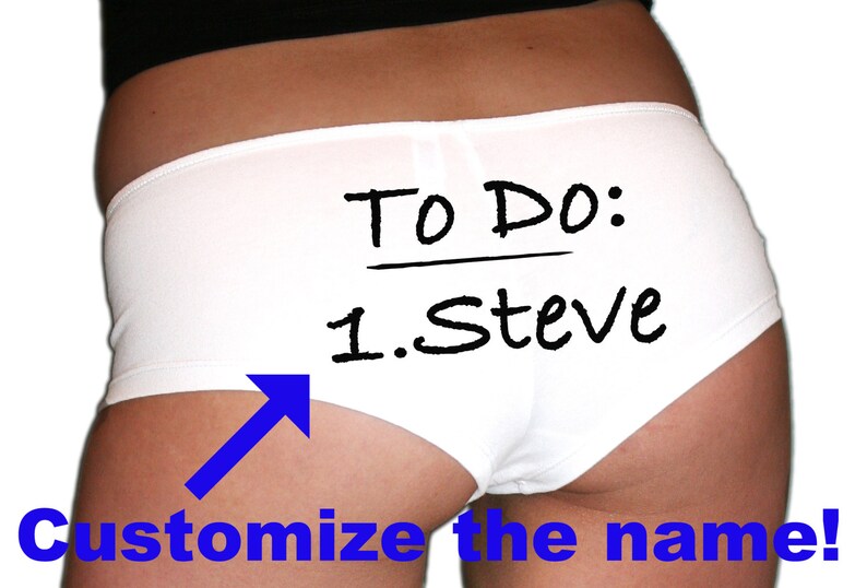 Gag groom boxers mistletoe CUSTOM Valentine's Day Panties. Valentine's Gift. | Etsy