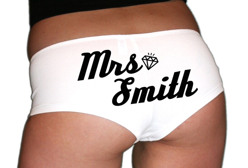 Bride Panties Custom Bachelorette Gift Bachelorette Party Diamond.