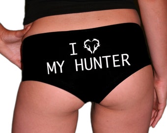 Hunting Underwear. Hunter's Gift. Hunting Gift. Husband Hunting Gift. Hunting Gift For Men. Hunter's Wife. Antlers. I Love My Hunter.